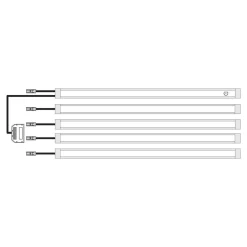 Oświetlenie LUMEN 5-punktowe liniowe ZMIX5P-PLMJ-BC-V2, barwa ciepła