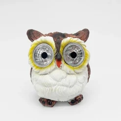 Ozdobna lampa solarna LED IP44 SOWA