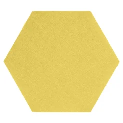 Panel tapicerowany FIBI HEXAGON 20x20, żółty