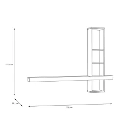 Panel wiszący pod telewizor LOUOTO