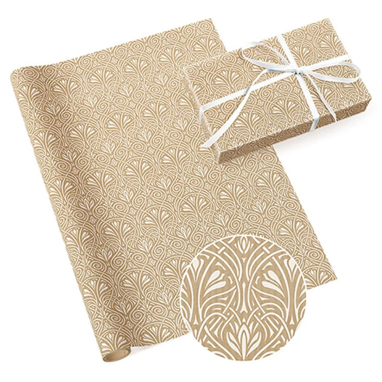 Papier prezentowy KRAFT MIX 70x200 cm