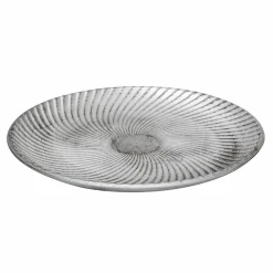 Patera dekoracyjna srebrna 29 cm