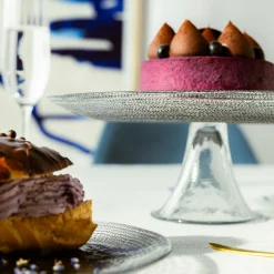 Patera na nóżce ombre 28 cm