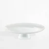 Patera na nodze LILY biała 32 cm