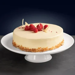 Patera na nodze LILY biała 32 cm