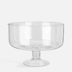 Patera na szklanej nóżce 19x14 cm