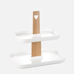 Patera 2-poziomowa biała