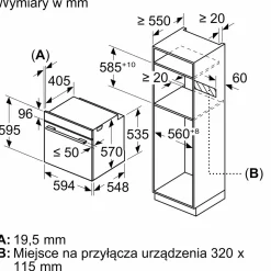 Piekarnik BOSCH seria 4 z termoobiegiem 3D HBA234EB3