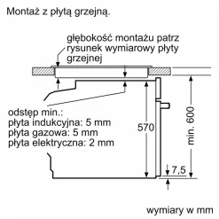 Piekarnik do zabudowy SIEMENS czarny IQ300 HR532GBS3