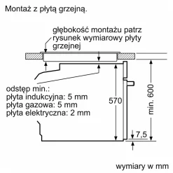 Piekarnik do zabudowy SIEMENS IQ500 czarny HB537GES3