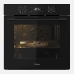 Piekarnik do zabudowy z hydrolizą czarny WHIRLPOOL OMK58HU1B