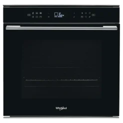 Piekarnik elektryczny do zabudowy samoczyszczący, czarny WHIRLPOOL W7 OM4 4S1 P BL