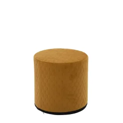 Pikowany puf musztardowy ANA PIK