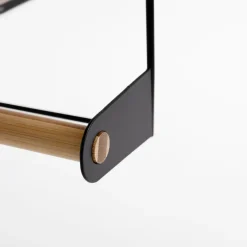 Półka kuchenna z uchwytem na ręcznik 34x13x28 cm