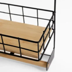 Półka kuchenna z uchwytem na ręcznik 34x13x28 cm