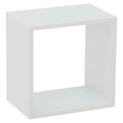Półka kwadrat biała TRIO