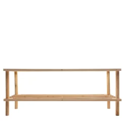 Półka na buty drewniana