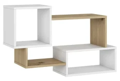 Półka nowoczesna TRIO dąb artisan/biały