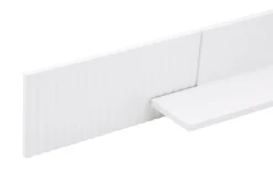 Półka wisząca biała minimalistyczna PLISSEE 140 cm