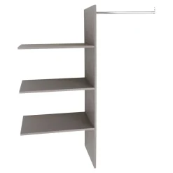 Półki z drążkiem do szaf