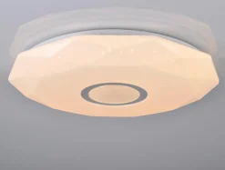 Plafon biały LED 68W DIAMOND 50 cm z pilotem