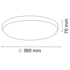 Plafon LED chrom KERN 24W