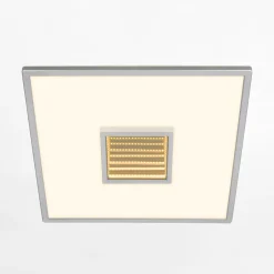 Plafon LED kwadratowy z efektem głębi chrom TORO