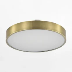 Plafon LED mosiądz NADI 40 cm z pilotem