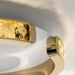 Plafon LED MURIEL złoty