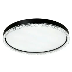 Plafon LED okrągły czarny REGI 60 cm