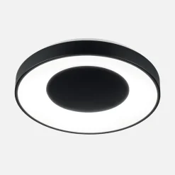 Plafon LED 36W czarny ESPINO z pilotem 49 cm