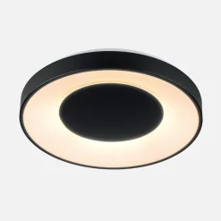 Plafon LED 36W czarny ESPINO z pilotem 49 cm