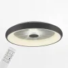 Plafon LED 37W czarny VERTIGO z pilotem fi 61,5 cm