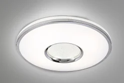 Plafon LED z pilotem biały LEON 40 cm