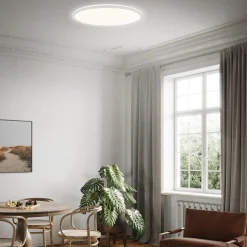 Plafon LED z pilotem biały SLIM 42 cm