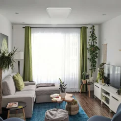 Plafon LED z pilotem 24W biały WENA 34 cm