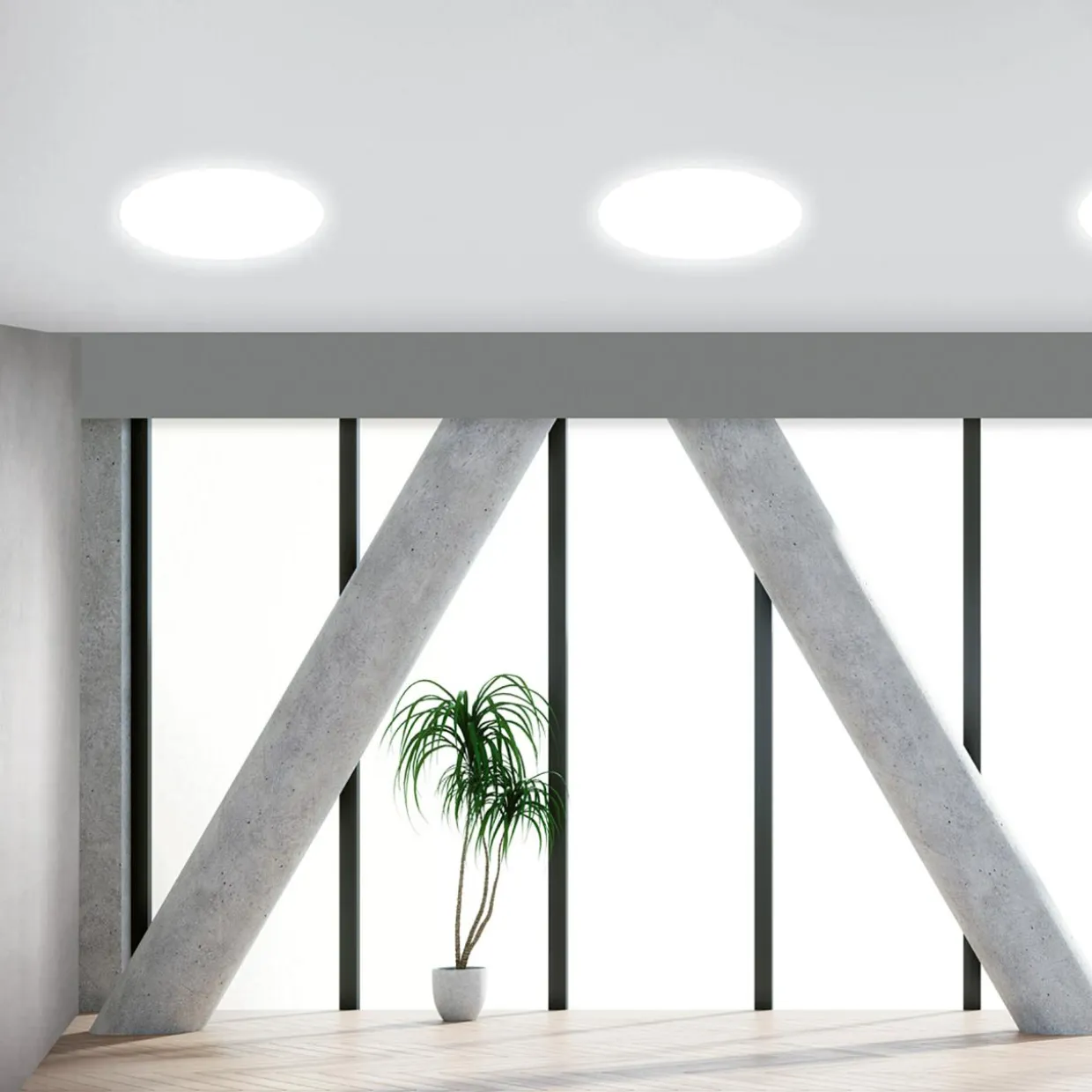 Plafon okrągły biały 24W 38