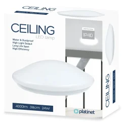 Plafon okrągły biały 24W 38