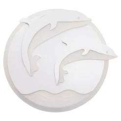Plafon ozdobny LED DELFINY 48 W P-666/1 z pilotem
