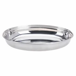 Półmisek owalny ze stali nierdzewnej 26x18 cm