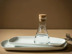 Półmisek porcelanowy QUADRO biały 30x19.5 cm