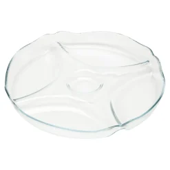 Półmisek szklany dzielony PATISSERIE PASABAHCE 30 cm