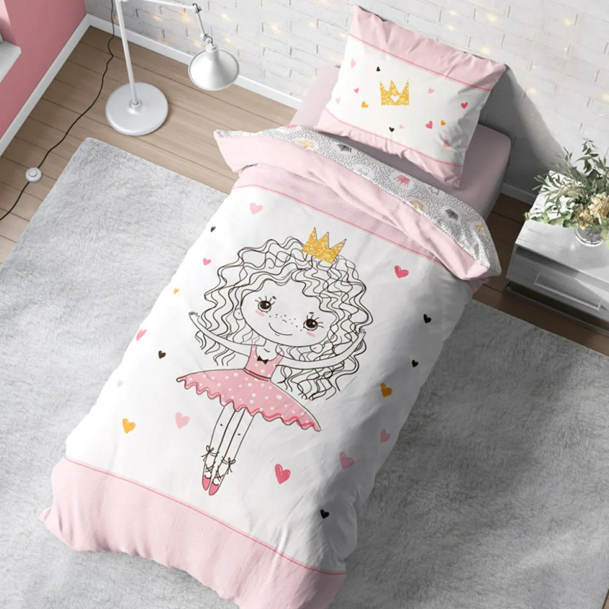 Pościel bawełniana LULULAND KSIĘŻNICZKA 160x200 cm