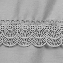 Pościel bawełniana srebrna RETRO 160x200 cm