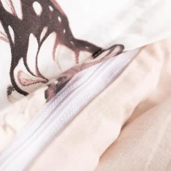 Pościel w motyle NATURAL BOHO 160x200 cm