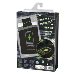 Pościel świecąca w ciemności SLEEP MODE FLUO 160x200 cm