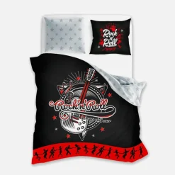 Pościel świecąca w ciemnościach FLUO ROCK 160x200 cm