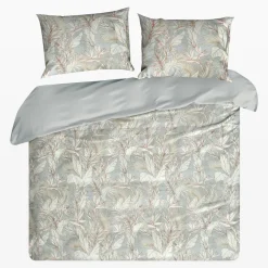 Pościel z satyny bawełnianej w liście NIKA 220x200 cm