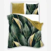 Pościel z satyny bawełnianej liście strelicji NOBILE 220x200 cm
