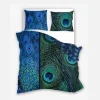 Pościel z satyny bawełnianej pawie oko NOBILE 220x200 cm